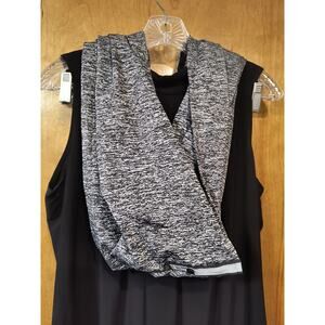 1339. New Zero Grid Travel Scarf Zippered Pouch